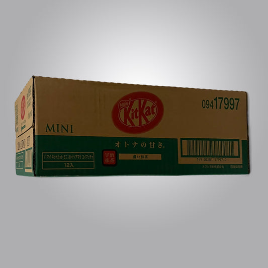 12 x Melted Nestle Japanese KitKat Matcha Green Tea Mini Bars 11 Pcs