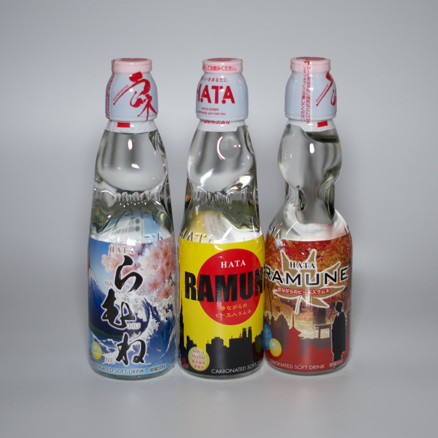 Hatakosen Ramune Soda - Original Flavour (Random Japan Packaging) 200ml