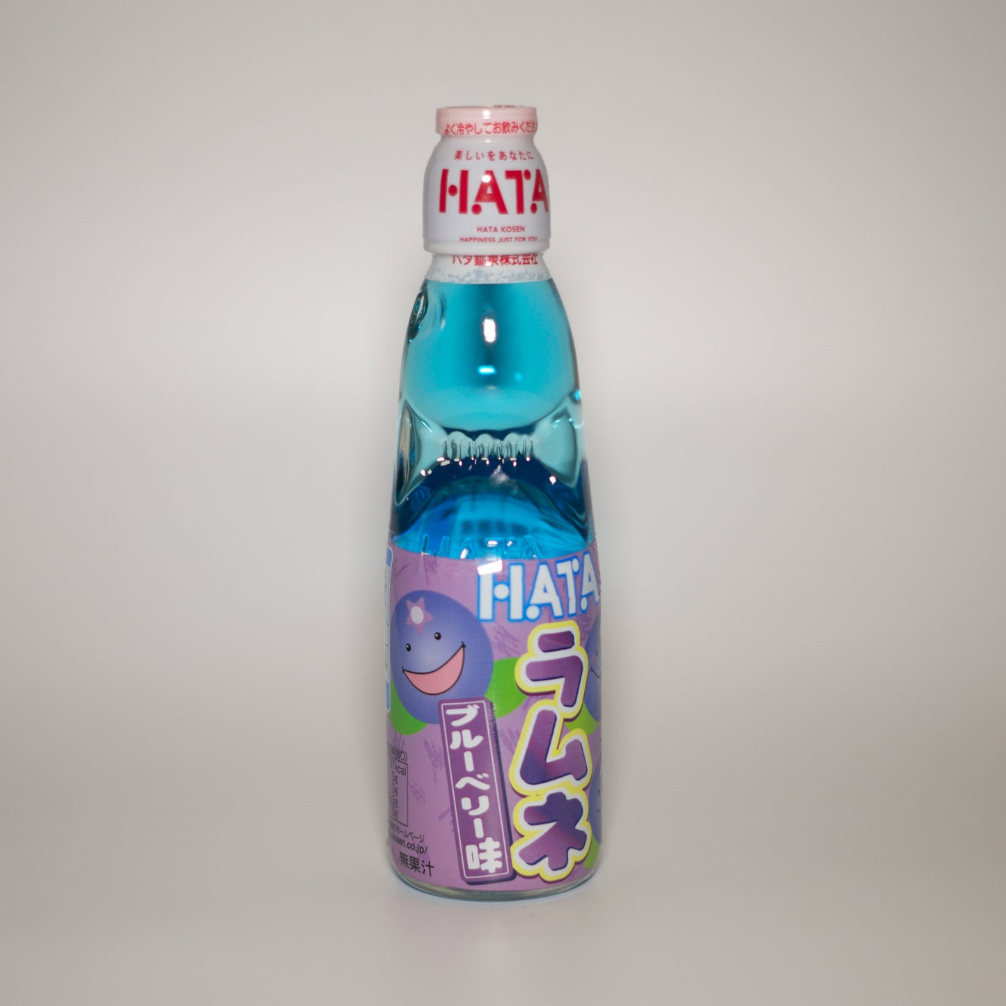 Hatakosen Ramune Soda - Blueberry Flavour 200ml