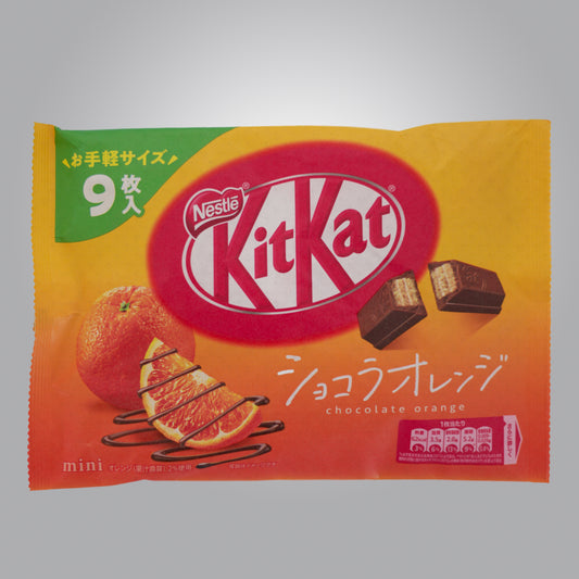Expired - Nestle Japanese KitKat Orange Mini Bars 9 Pcs