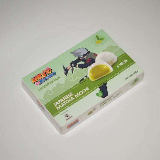 Expired - Bamboo House Matcha Mochi Naruto Shippuden 6 Pcs 210g